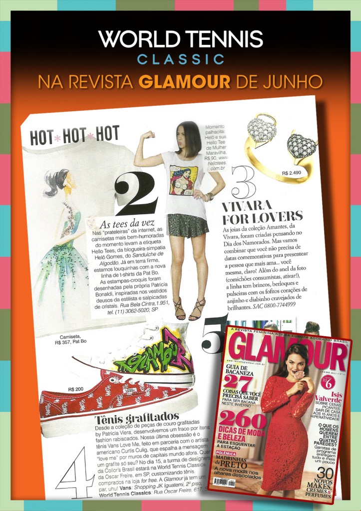Revista Glamour - World Tennis Classic